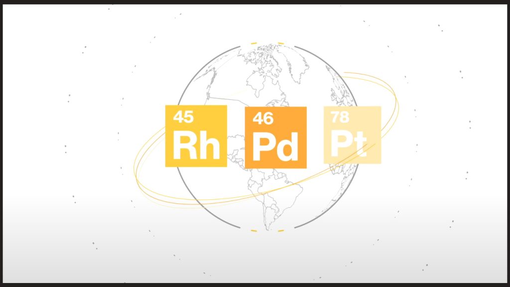 Platinum, palladium, rhodium